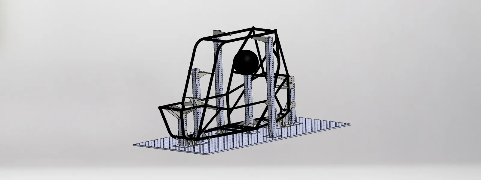 Frame fixture assembly, with frame